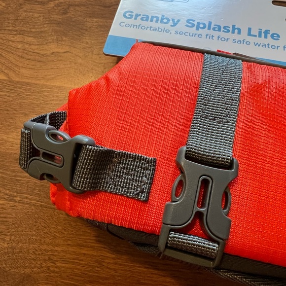 Outward Hound Dog Outward Hound Granby Splash Life Jacket Dog Orange New 53lbs Small 1620in